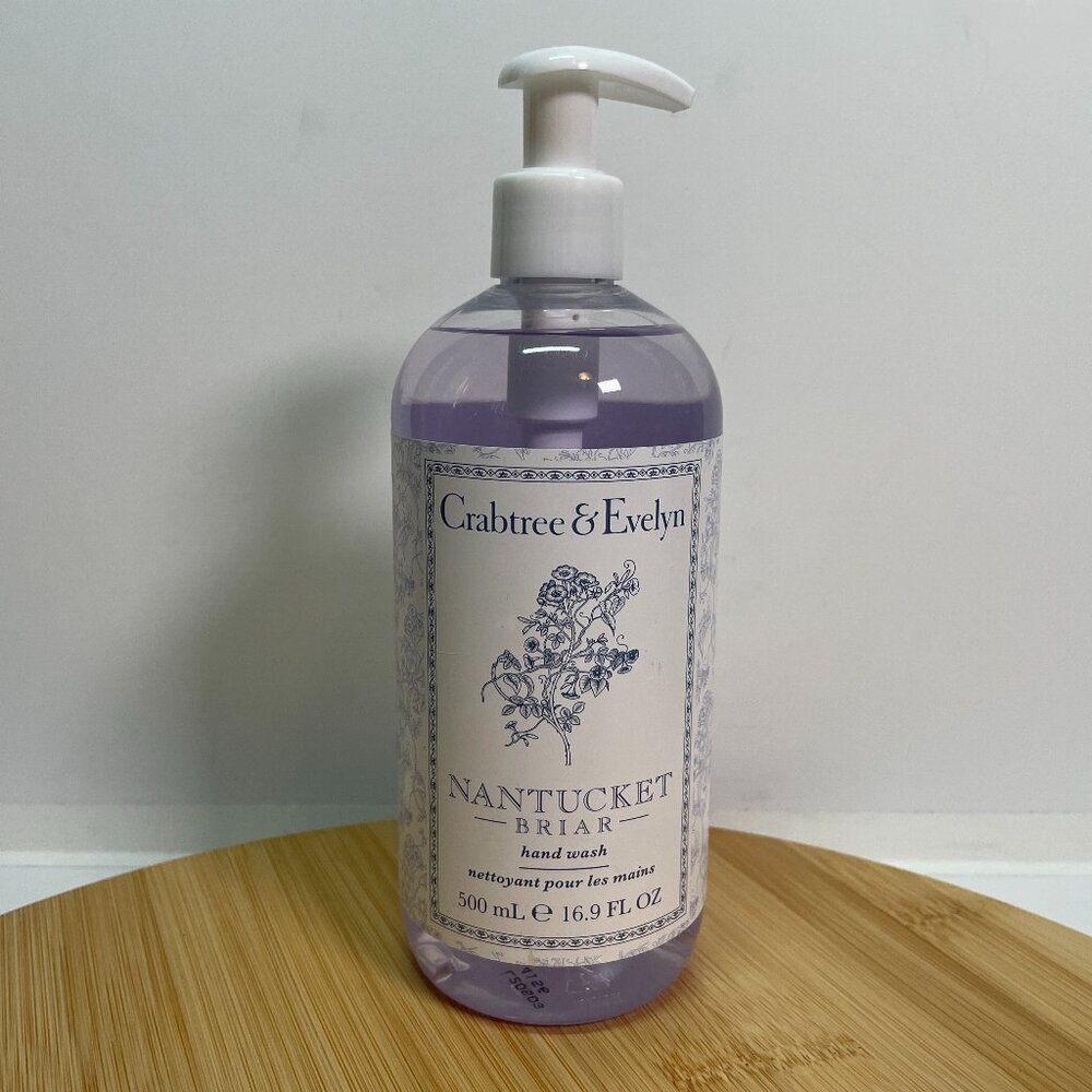 Crabtree & Evelyn Nantucket Briar Hand Wash Soap 16.9 oz Pump Floral Vanilla